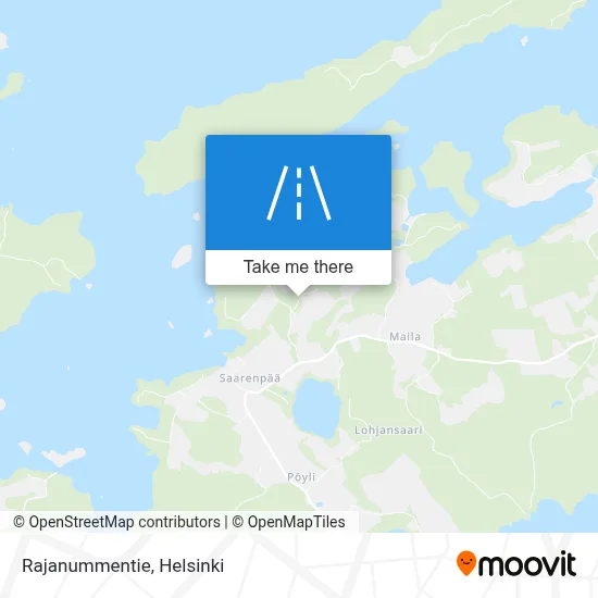 Rajanummentie map