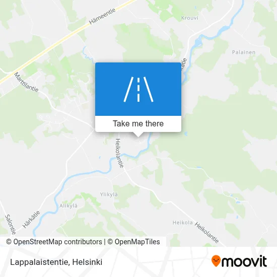 Lappalaistentie map
