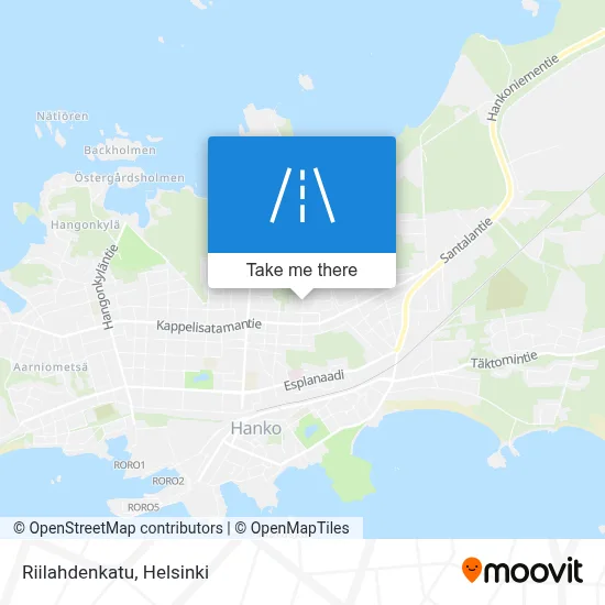 Riilahdenkatu map