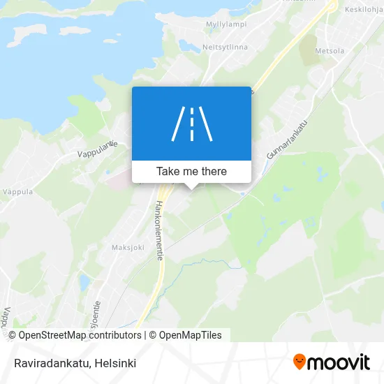 Raviradankatu map