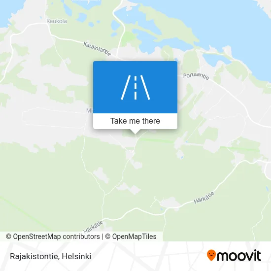 Rajakistontie map