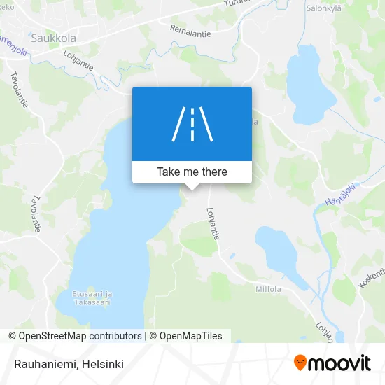 Rauhaniemi map