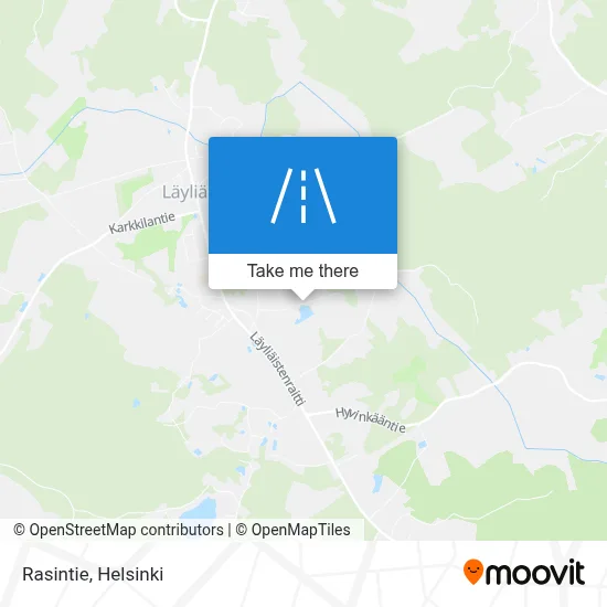 Rasintie map