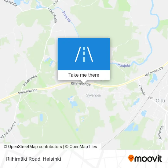 Riihimäki Road map