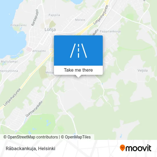 Råbackankuja map