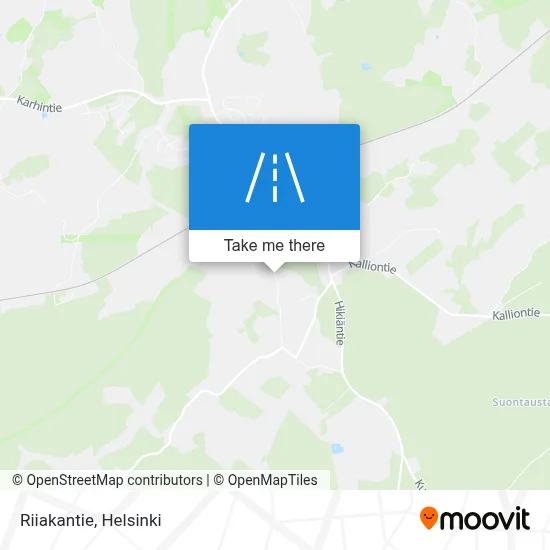 Riiakantie map