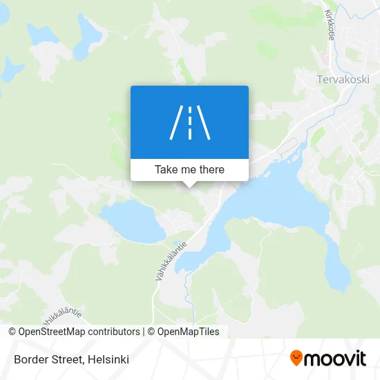 Border Street map