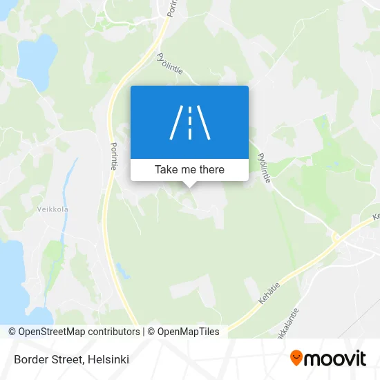 Border Street map