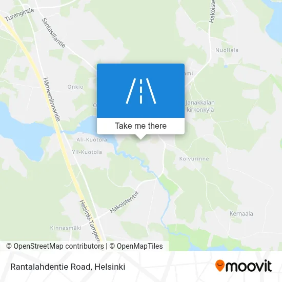 Rantalahdentie Road map