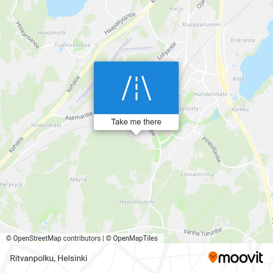 Ritvanpolku map