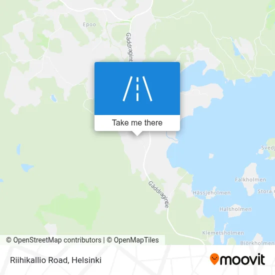 Riihikallio Road map