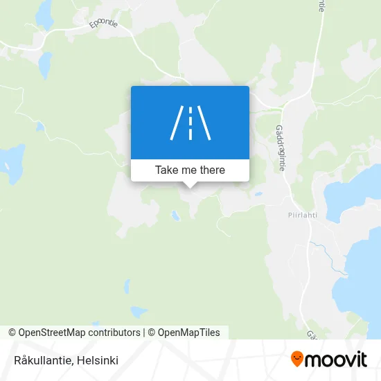 Råkullantie map