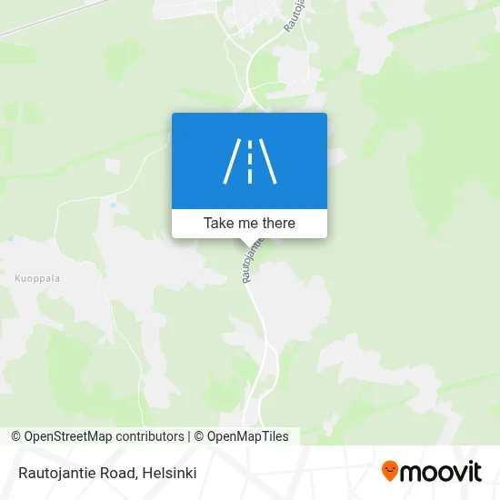 Rautojantie Road map