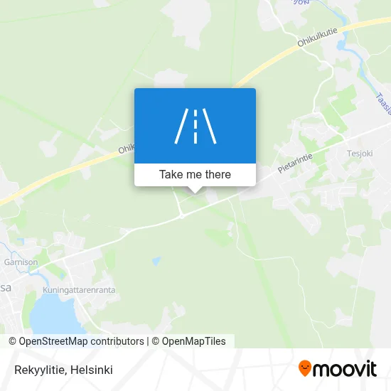 Rekyylitie map
