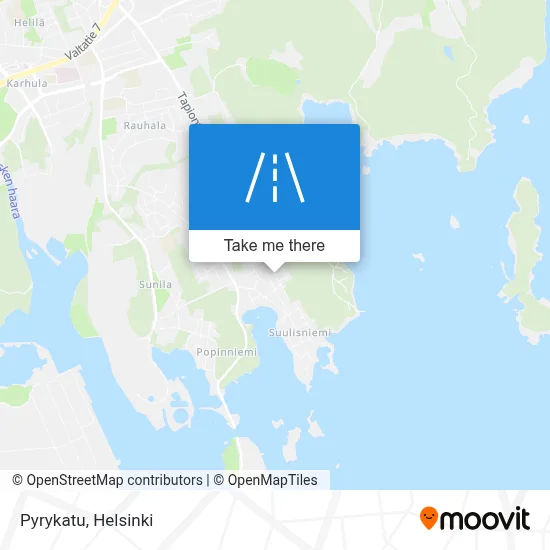 Pyrykatu map