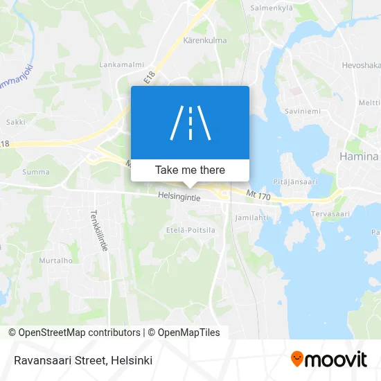 Ravansaari Street map