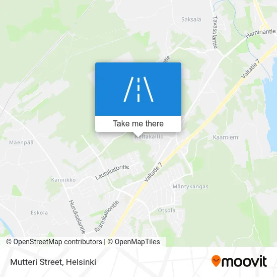 Mutteri Street map