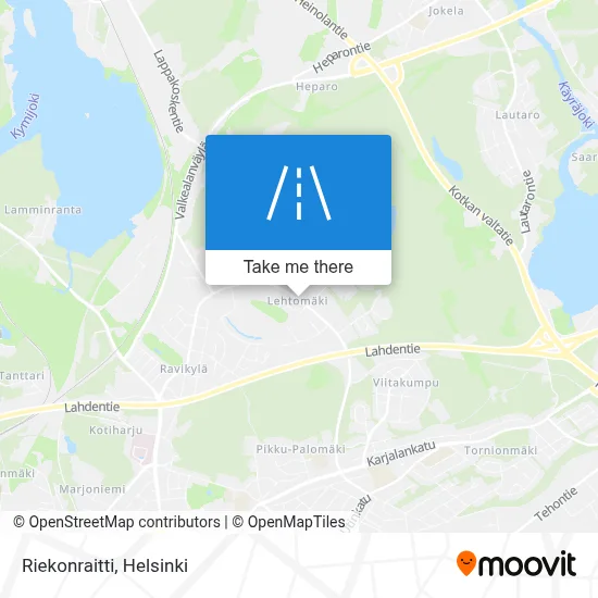 Riekonraitti map