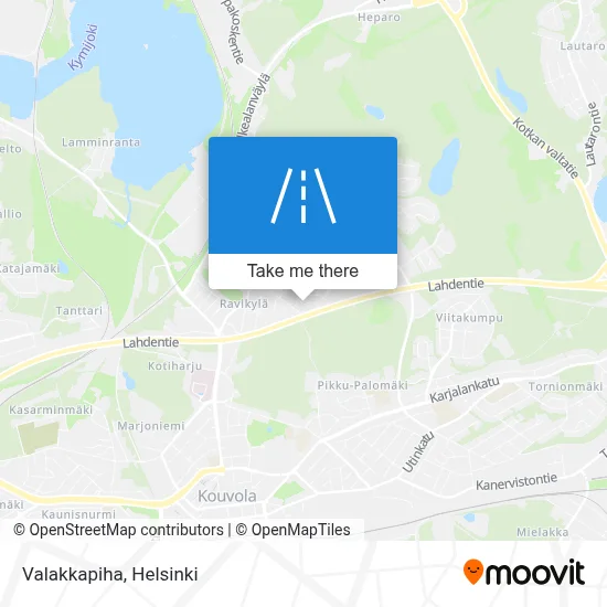 Valakkapiha map