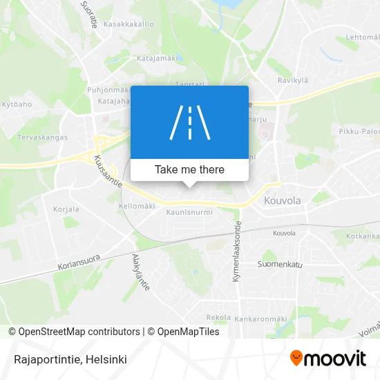 Rajaportintie map