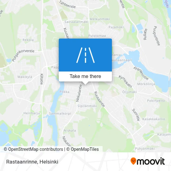 Rastaanrinne map