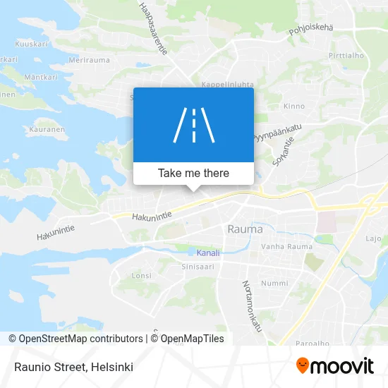 Raunio Street map