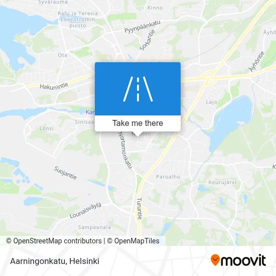 Aarningonkatu map
