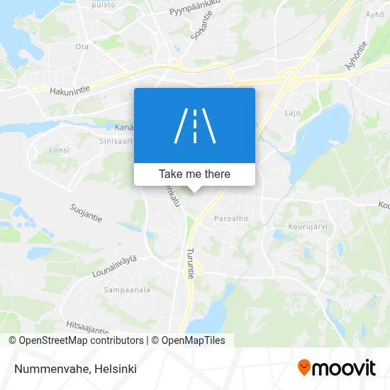 Nummenvahe map
