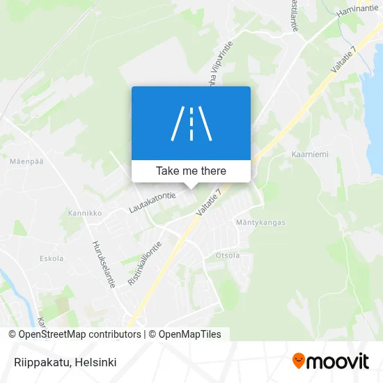 Riippakatu map