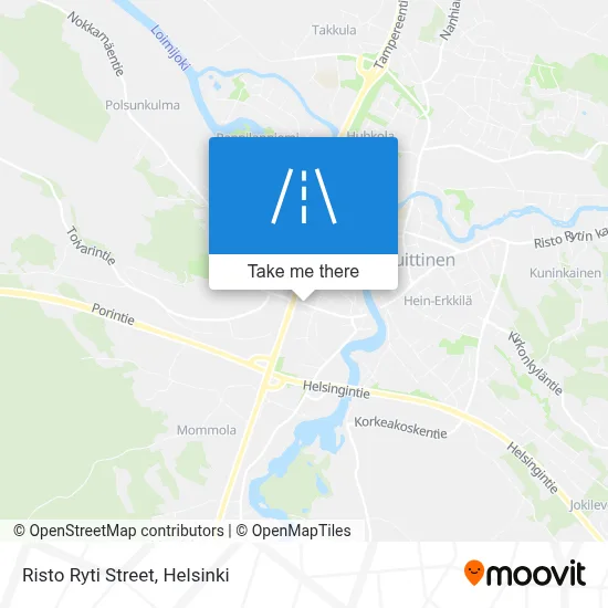 Risto Ryti Street map