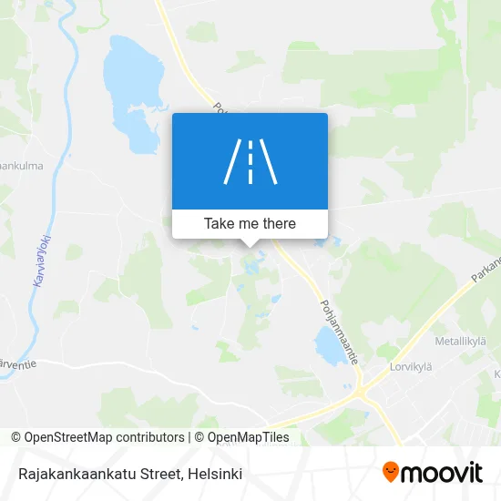 Rajakankaankatu Street map