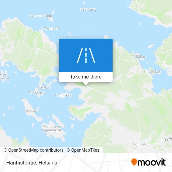 Hanhistentie map