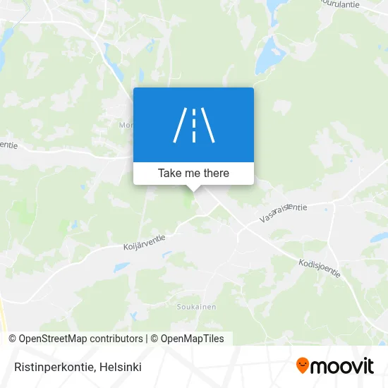 Ristinperkontie map