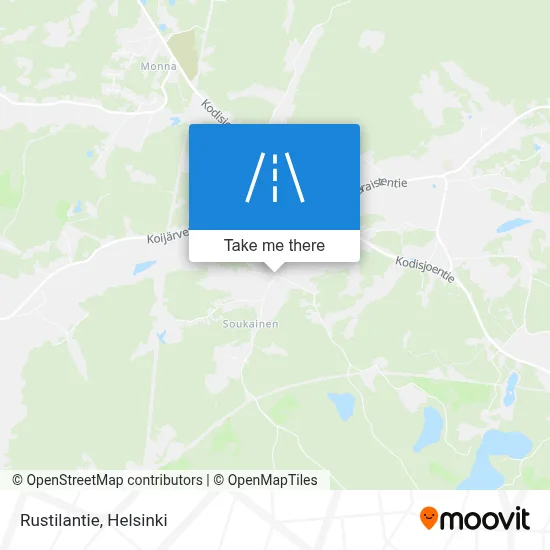 Rustilantie map