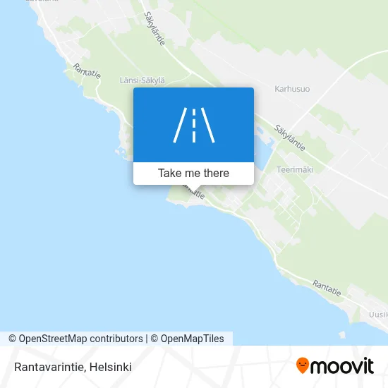 Rantavarintie map