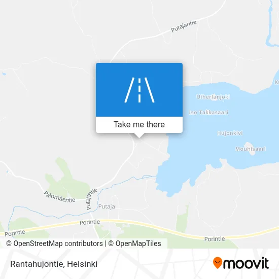 Rantahujontie map