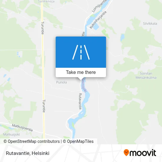 Rutavantie map