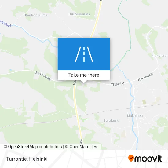 Turrontie map