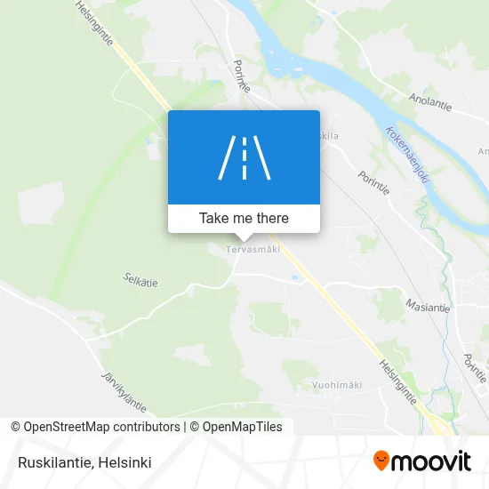 Ruskilantie map