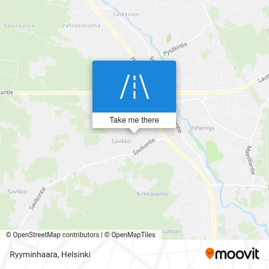Ryyminhaara map