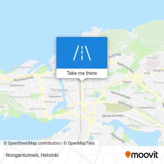 Rongantunneli map