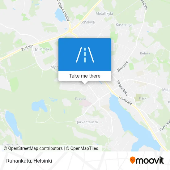 Ruhankatu map