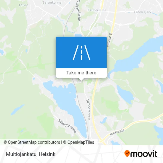 Multiojankatu map
