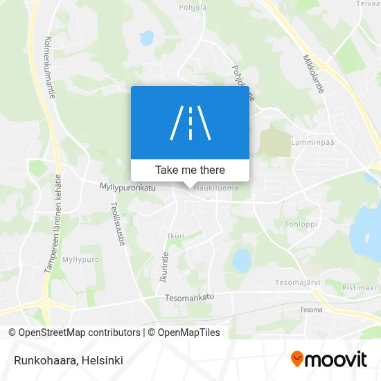 Runkohaara map
