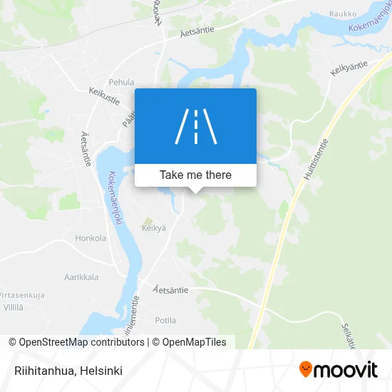 Riihitanhua map