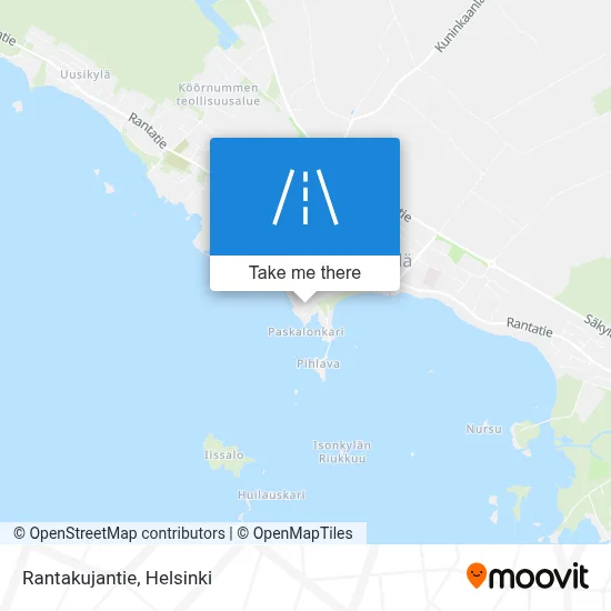 Rantakujantie map