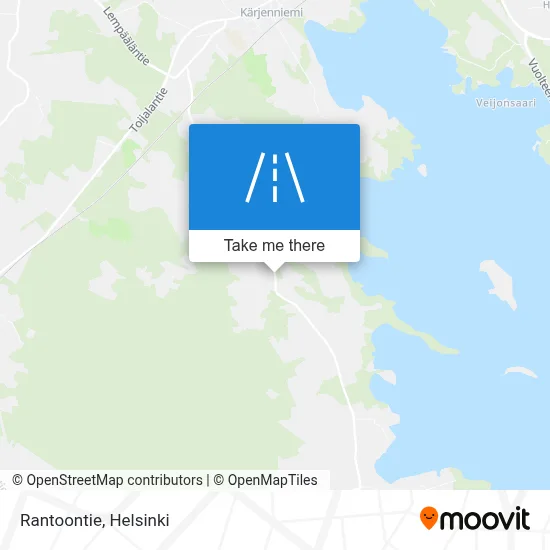 Rantoontie map