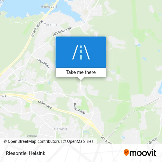 Riesontie map