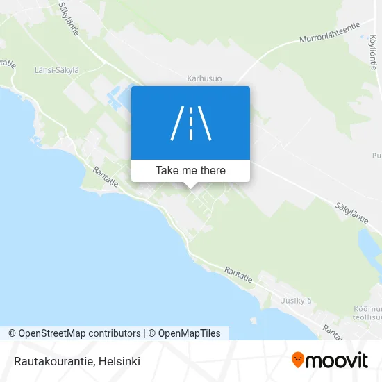 Rautakourantie map