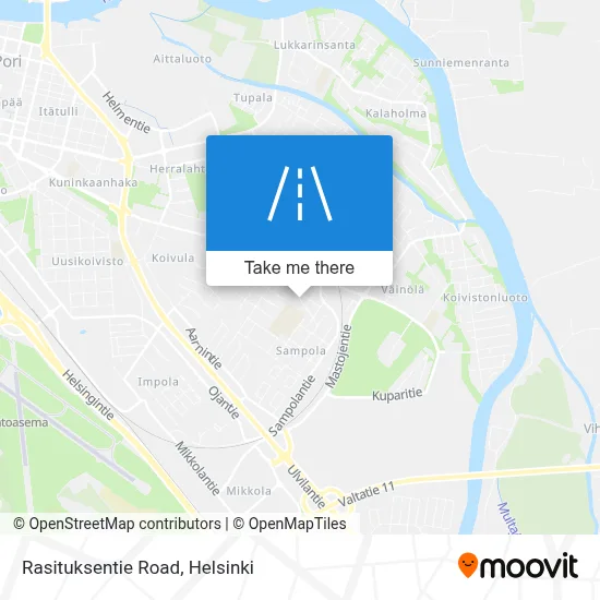 Rasituksentie Road map